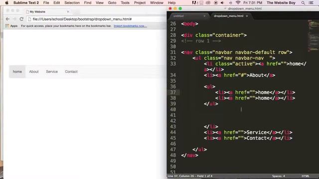 Bootstrap Complete Course #21 DROPdown MENUS Tutorial in Bootstrap смотреть онлайн