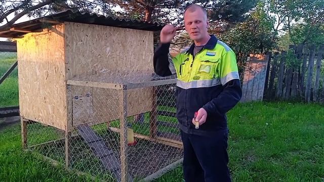 Утеплённый курятник на 5-7 кур своими руками. смотреть онлайн