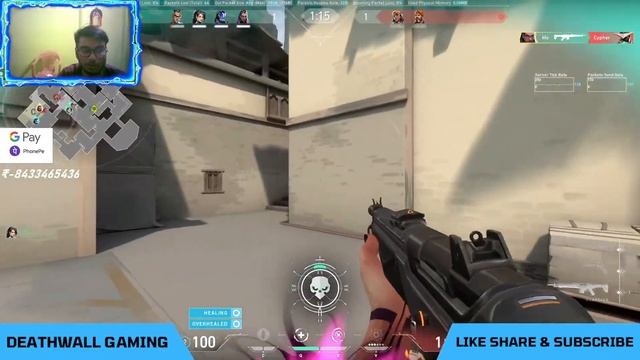 WP Argentina NT Mbappe || VALORANT || | DEATHWALL GAMING|| FACECAM| смотреть онлайн