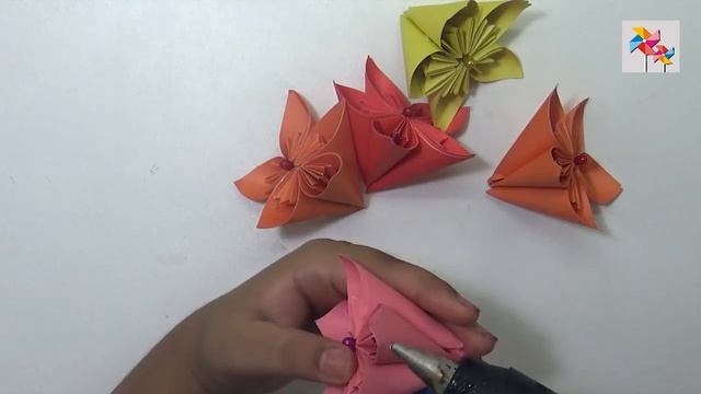 How To Make An Origami Kusudama Flower Ball | Easy And Simple Steps | смотреть онлайн