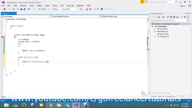 Catch multiple exceptions at once c# смотреть онлайн