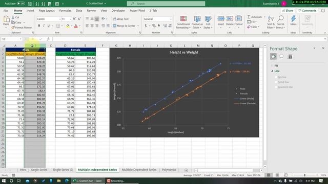 Drawing Scatter Plot using Excel смотреть онлайн