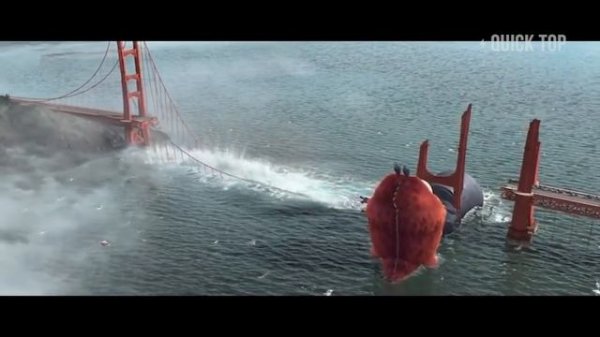 Top 5 Golden Gate Bridge Destruction Scenes