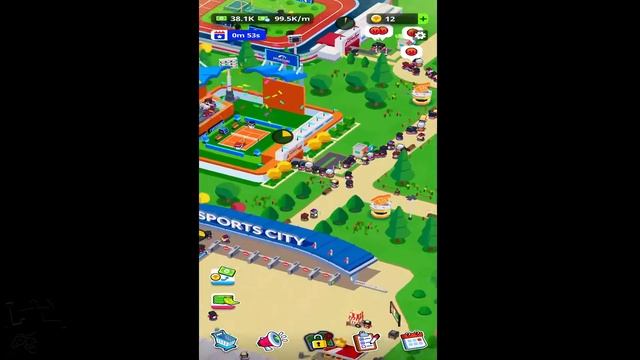 Sports City Tycoon - Idle Sports Games Simulator IOS/Android Gameplay KQL Walkthrough смотреть онлайн