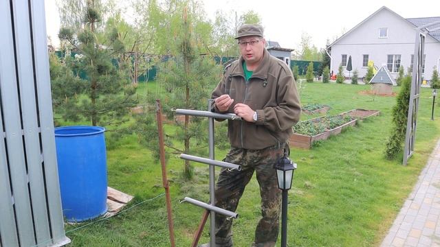 Свой сад. Шпалера для малины размеры и установка.