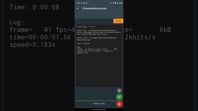 ffmpeg Media Encoder High quality and Size to Low Size High Quality смотреть онлайн