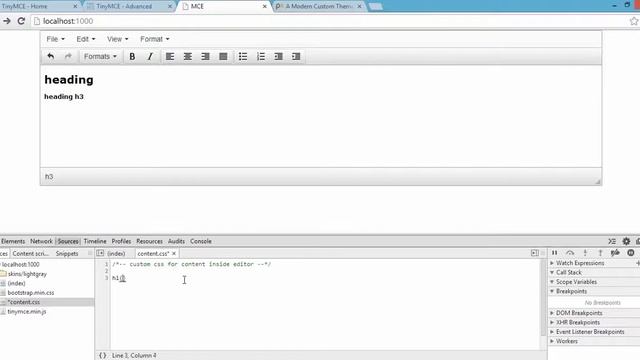 tinymce 4 configuration custom content css 720p смотреть онлайн