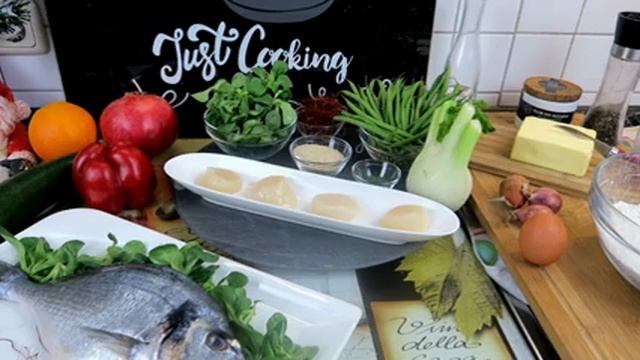 Orata In Crosta Croccante, Noci Di Capesante In Crema Di Arancia E Melograno Ep.3/3 Pranzo Di Natal