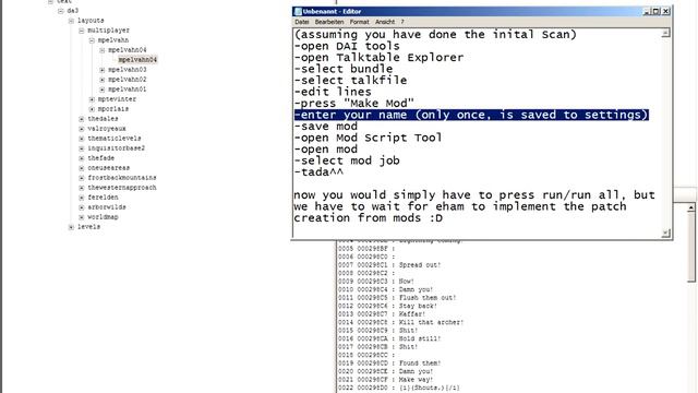DAI Tools: Mini tutorial in mod making смотреть онлайн