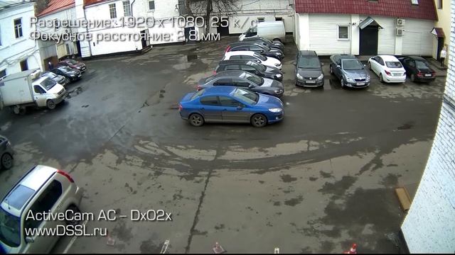 Пример дневной записи камер ActiveCam серии Dx02x с вариофокальным объективом смотреть онлайн