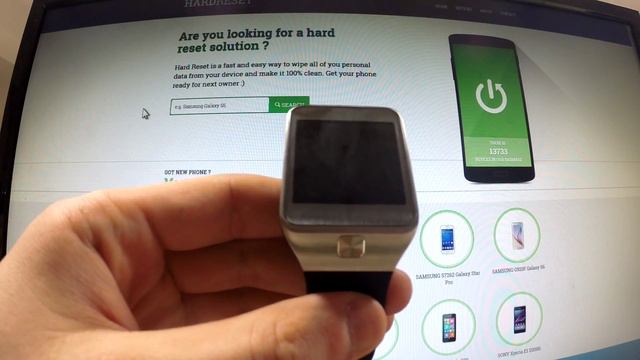 Hard Reset SAMSUNG Gear 2 - factory reset by menu смотреть онлайн