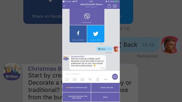 Connecto.ai Viber Christmas Chatbot for CEE and Russia Region смотреть онлайн