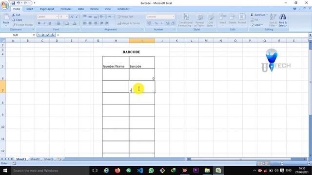 Generate Barcode in MS EXCEL | Easiest Method смотреть онлайн