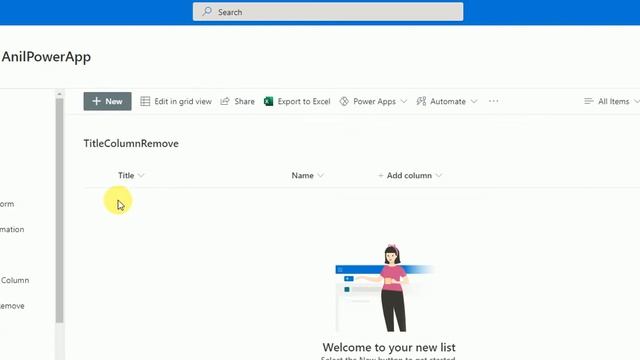 Remove Title column from Modern SharePoint List | Hide The SharePoint Title Field смотреть онлайн