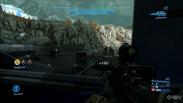 Halo: Reach Firefight Gameplay - DMR смотреть онлайн
