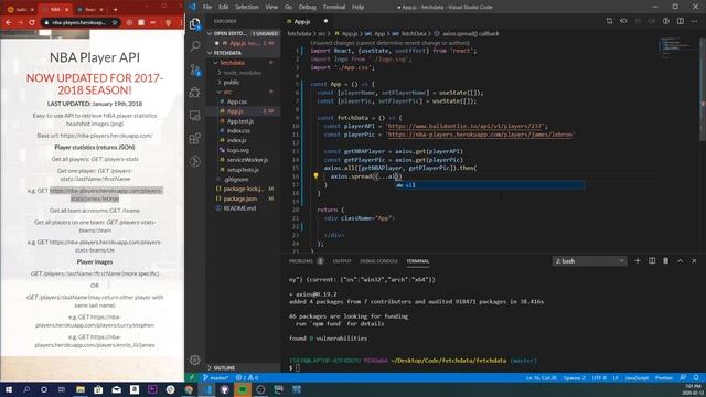 How to Do Multiple API Requests In ReactJS | 2020 смотреть онлайн