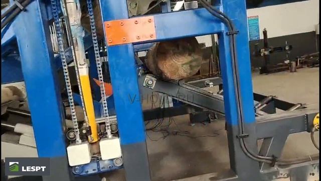 Линия лущения тонкого шпона 0,3 мм. смотреть онлайн