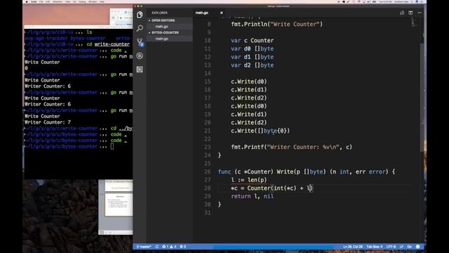 #golang #striversity 10.02 - Go bytes counter (GO, GOLANG, io.writer) смотреть онлайн