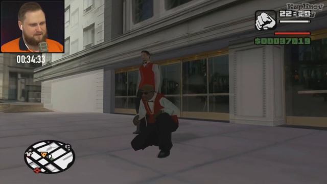 СМЕШНЫЕ МОМЕНТЫ СО СТРИМА КУПЛИНОВА ►Grand Theft Auto: San Andreas #4 смотреть онлайн