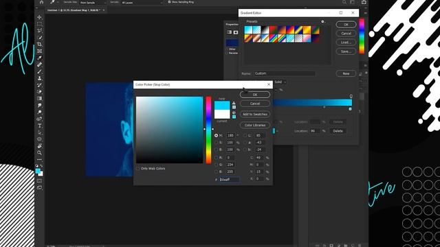 Gradient Map | Photoshop смотреть онлайн