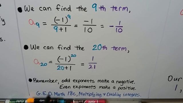 Algebra II 14.1a, Sequences & General terms смотреть онлайн