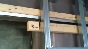 монтаж навесной двери