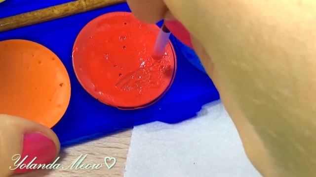 Miniature Watercolor Set DIY (actually works!) - Art Supplies - YolandaMeow♡ смотреть онлайн