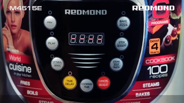 Home-style chicken curry in the Multi cooker REDMOND RMC-M4515E смотреть онлайн