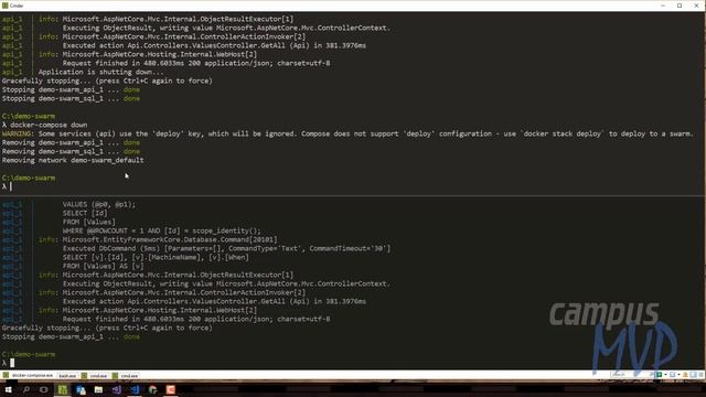 Docker Swarm: lanzar clúster multicontenedor смотреть онлайн