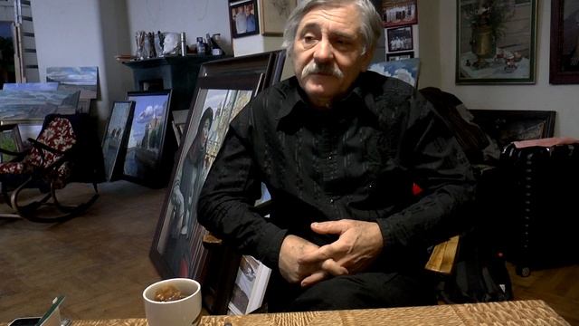 В мастерской художника Александра Полозова #Александр_Полозов #Живопись #Полярники смотреть онлайн