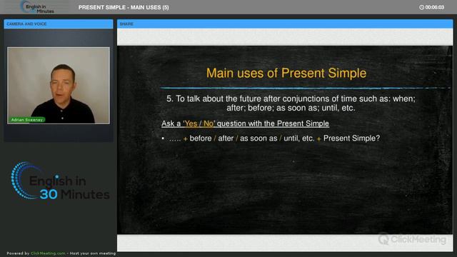Present Simple - Main Uses (5) смотреть онлайн