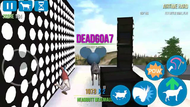 Deadgoa7 и Repulsive Goat в Goat Simulator