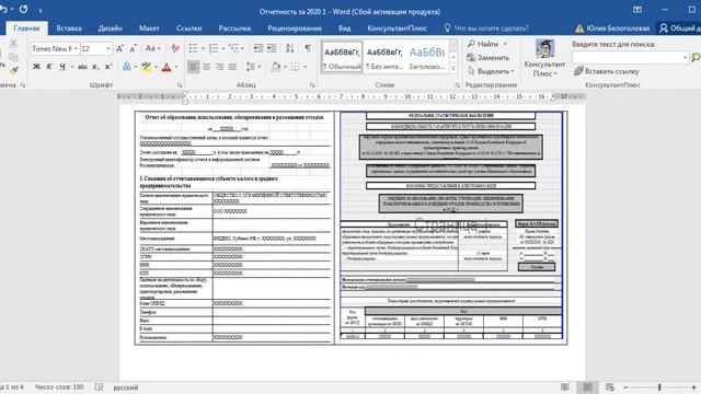 Отчет об отходах за 2020 год смотреть онлайн