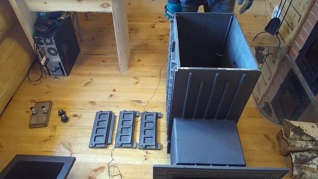 123. Обзор чугунной печи КолпаковЪ смотреть онлайн