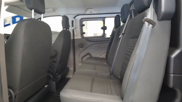 PJ69 JXR Ford Transit Custom 320 2.0 EcoBlue 130 BHP Limited 6DR Crewcab 5 Seater in Black - VanSta смотреть онлайн
