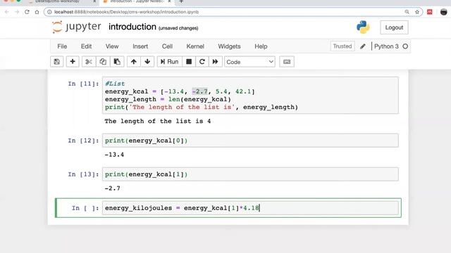 Introduction to Python - MolSSI Python Data and Scripting смотреть онлайн