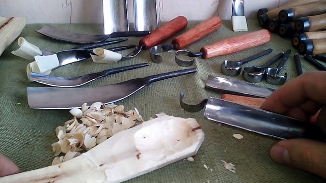 Стамески,ложкорезы,клюкарзы-РУЧНАЯ КОВКА смотреть онлайн