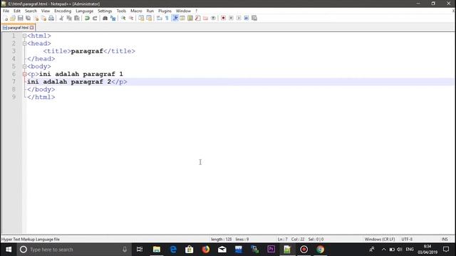 Belajar HTML - HTML paragraf #fruhtml смотреть онлайн