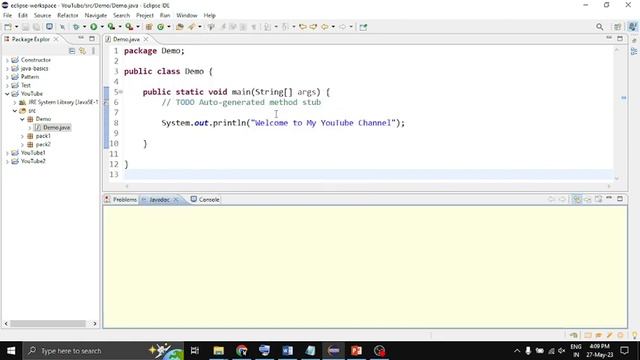 Eclipse IDE Java Developer not Showing Problems, Javadoc, Error Log *Find Java Eclipse Console* смотреть онлайн
