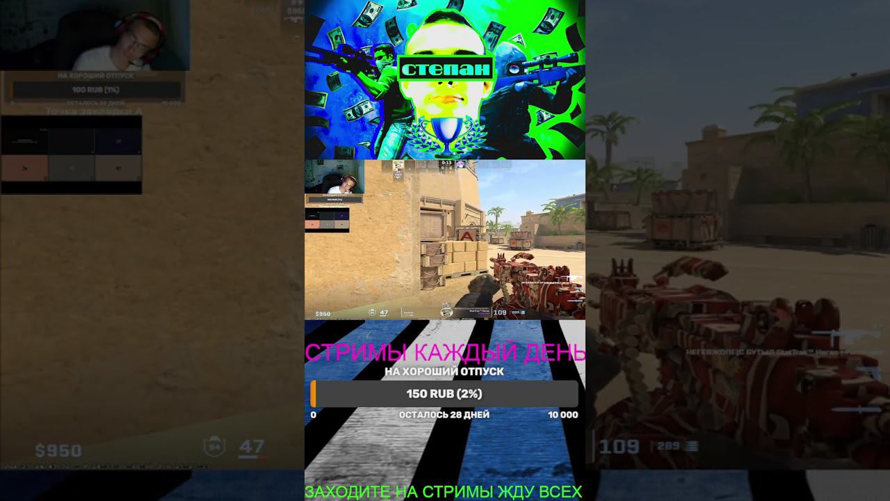 ПРЕДСКАЗАЛА СВОЮ СМЕРТЬ #games #cs2 смотреть онлайн