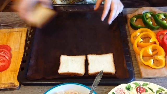 Закуска из перца. Фаршированные кольца болгарского перца. смотреть онлайн