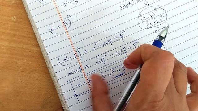 If alpha and beta are the zeroes of quadratic polynomial f(x)=ax^2+bx+c,then evaluate alpha-beta смотреть онлайн