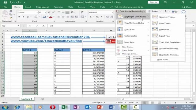 Microsoft Excel For Beginner Lecture 7 смотреть онлайн