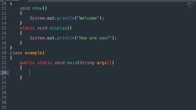 Static keyword- Static methods in Java смотреть онлайн