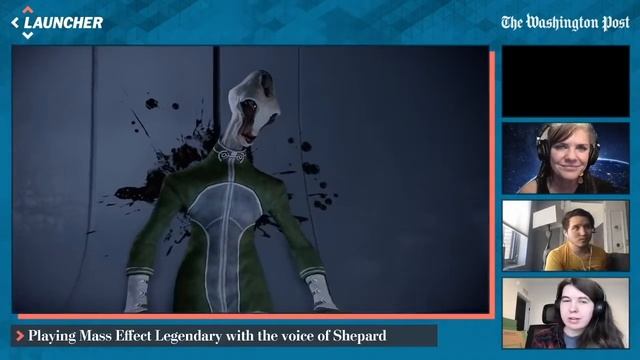 Playing Mass Effect Legendary with Shepard and Liara's voice actresses, Jennifer Hale and Ali Hilli смотреть онлайн