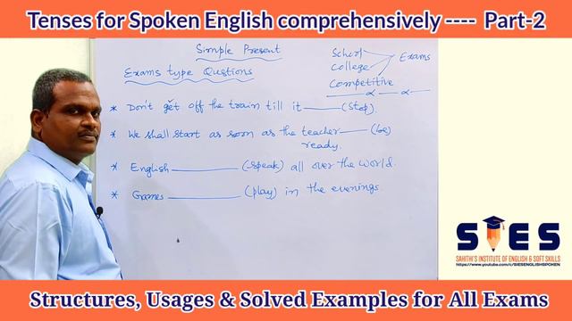 Tenses in Telugu & English | All Tenses Uses - Part-2 | sies spoken english & grammar смотреть онлайн