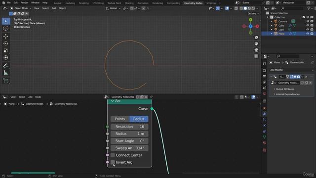 100 - Arc Curve Primitive Node смотреть онлайн