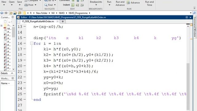 MATLAB Program of Runge-Kutta fourth order method (RK4) | ODE: RK-4 смотреть онлайн