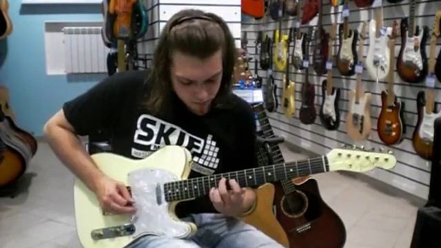 Обзор электрогитары Fender Telacaster Custom White Japan 1996 | Сергей Табачников | SKIFMUSIC смотреть онлайн