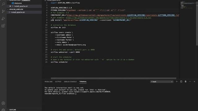 Apache Airflow Local Installation | Apache Airflow смотреть онлайн
